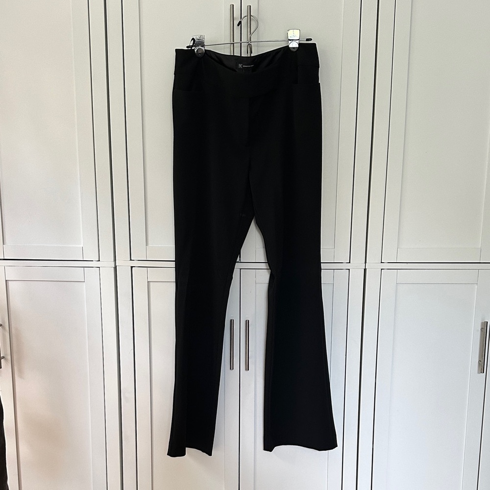 INC International Concepts Elegant Black Flare Pants